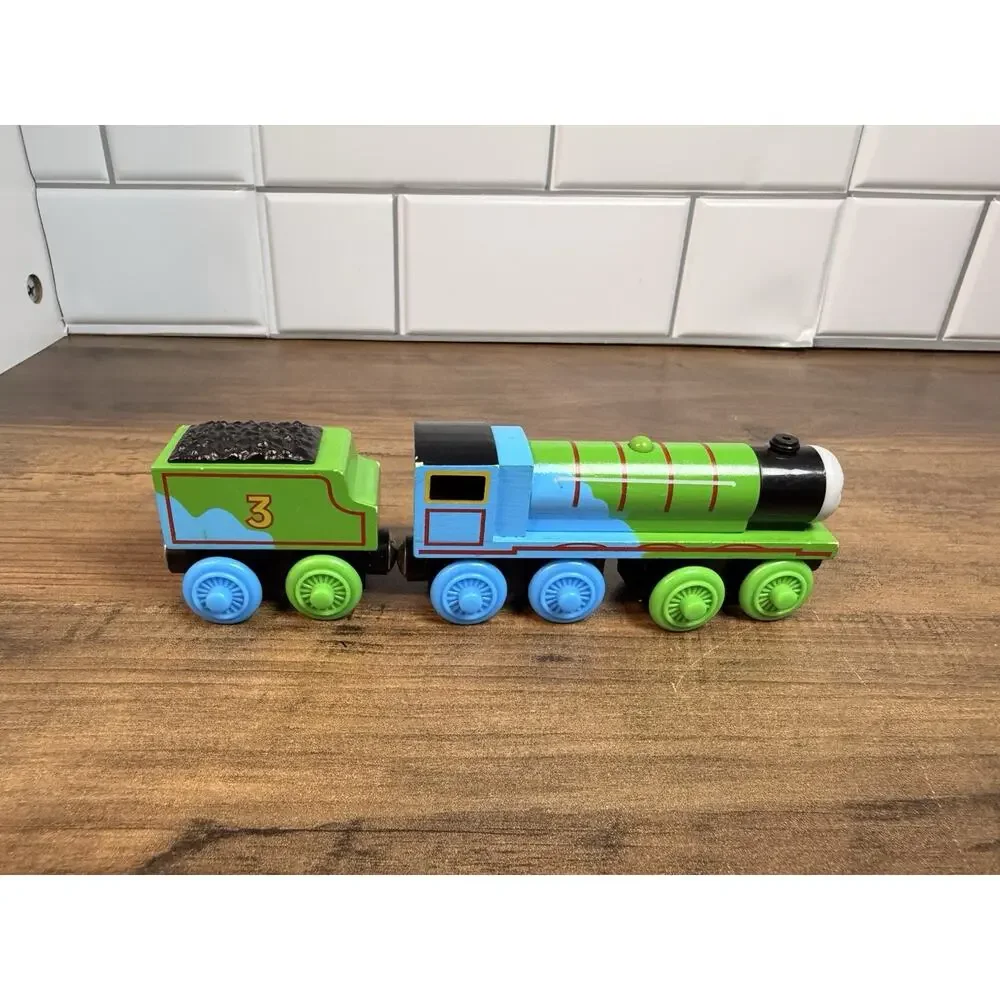 2003 Thomas & Friends 60 Year Edition Wooden Henry Train w/ Tender